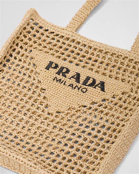 prada borsa rafia|saks prada raffia.